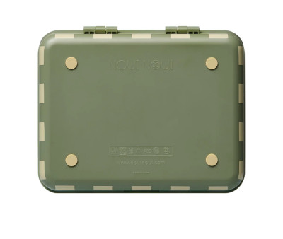 Bento Box con 3 Vassoi Rimovibili Green