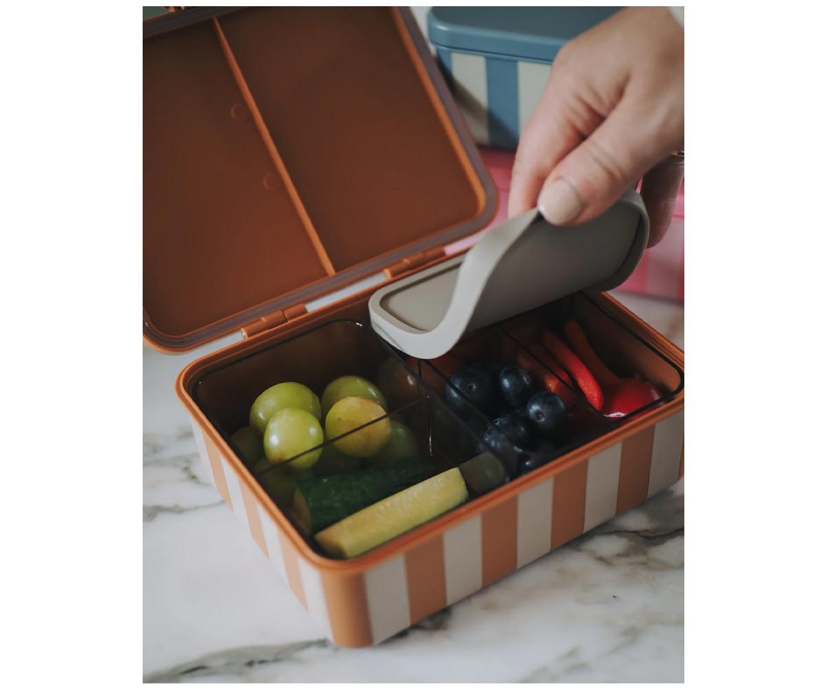 Bento Box con 3 Vassoi Rimovibili Green