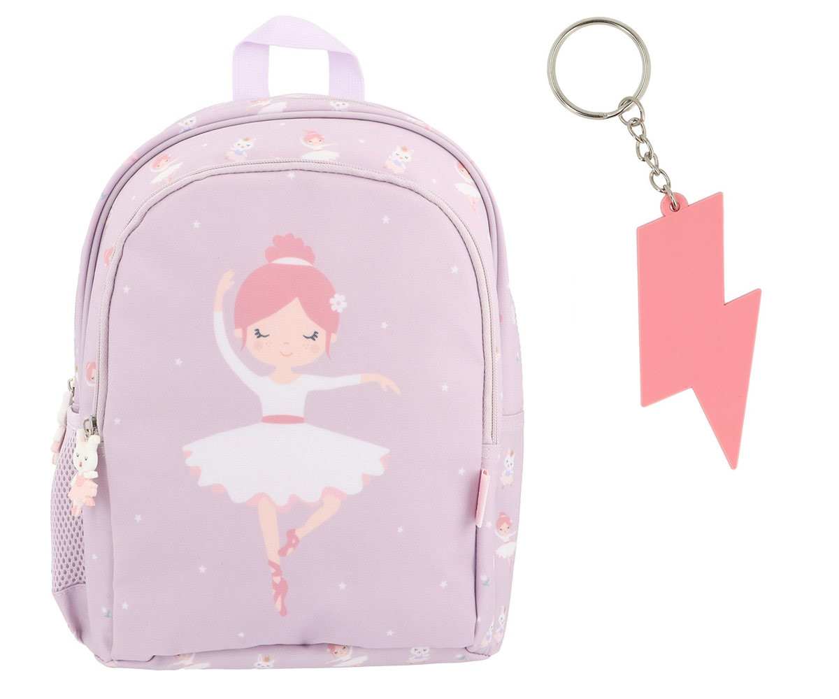Mochila Mediana Ballet + Llavero Personalizable