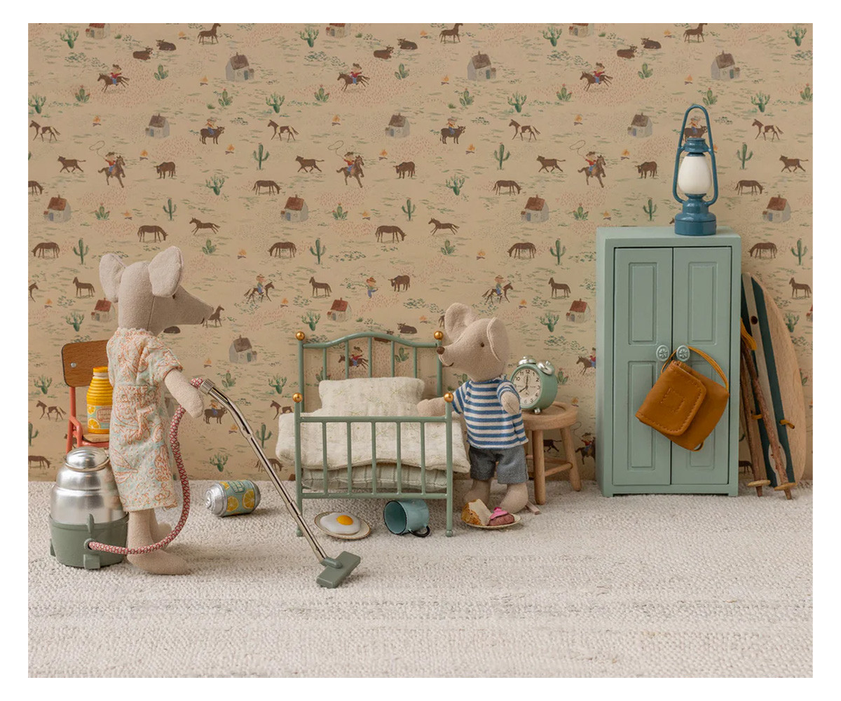 Cama Individual Vintage para Ratones Mint