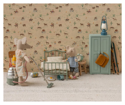 Cama Individual Vintage para Ratones Mint
