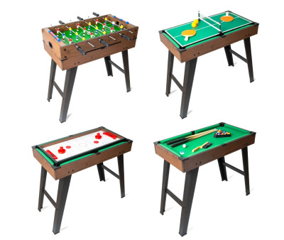 Mesa Multijuego 4 en 1 Woody