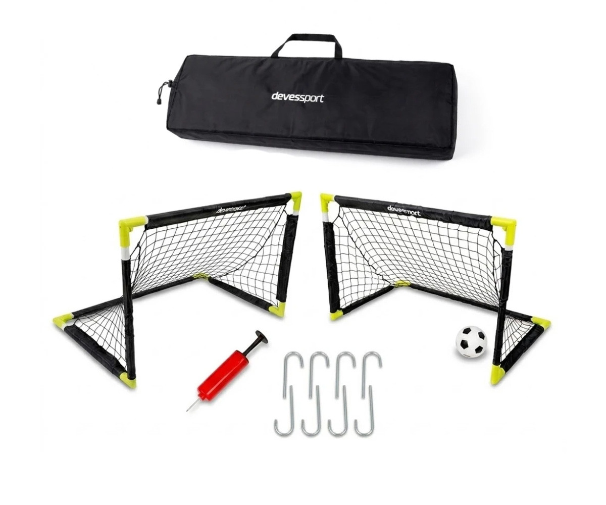 Set di 2 Porte da Calcio Pieghevoli