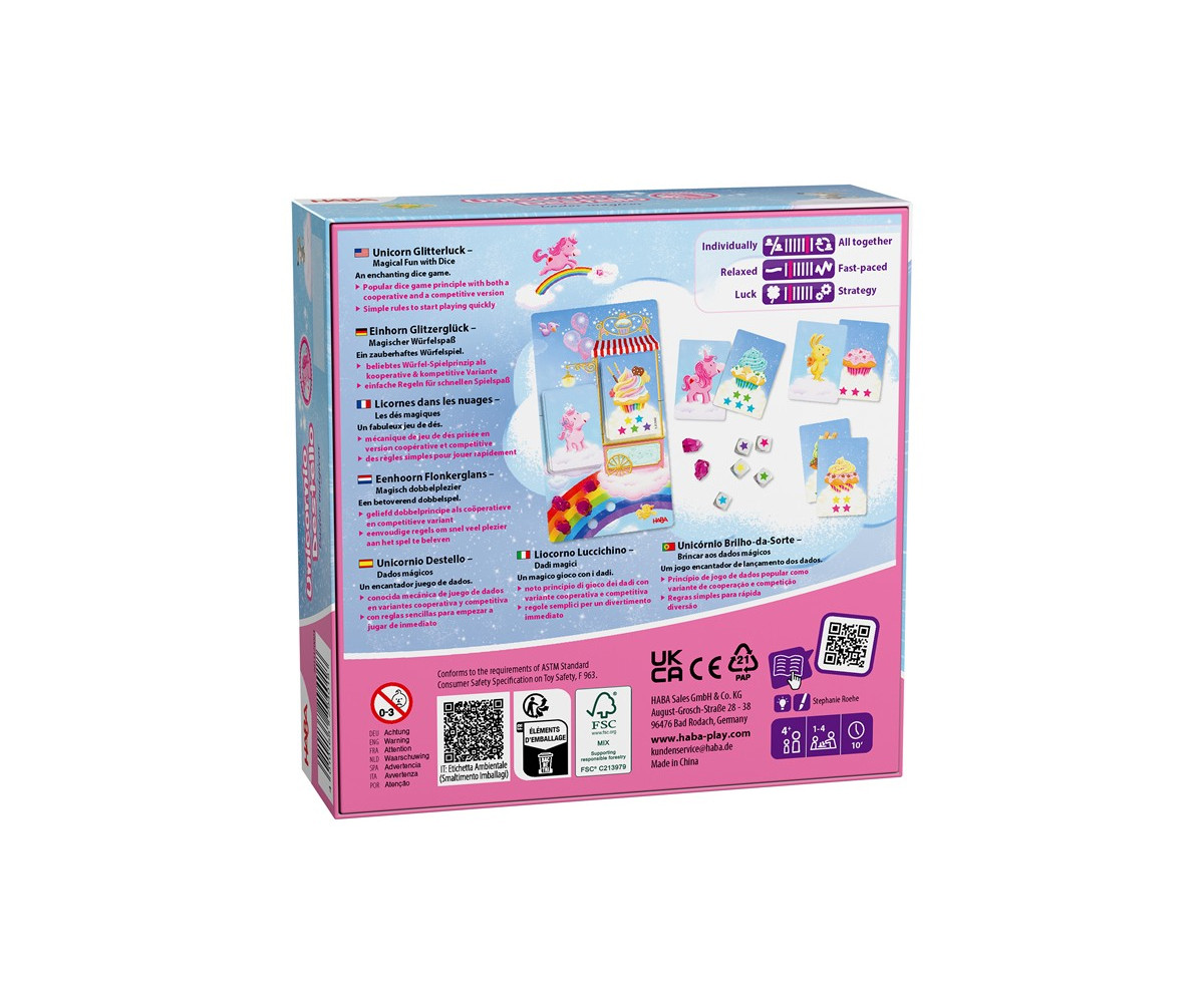 Unicornio Destello Dados Mágicos