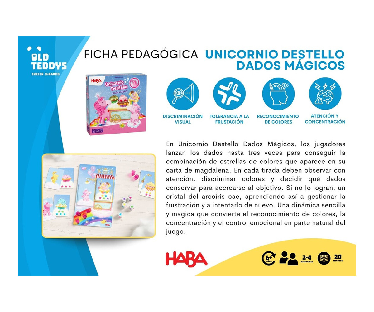 Unicornio Destello Dados Mágicos