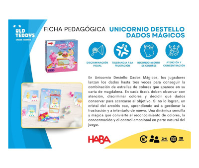 Unicornio Destello Dados Mágicos