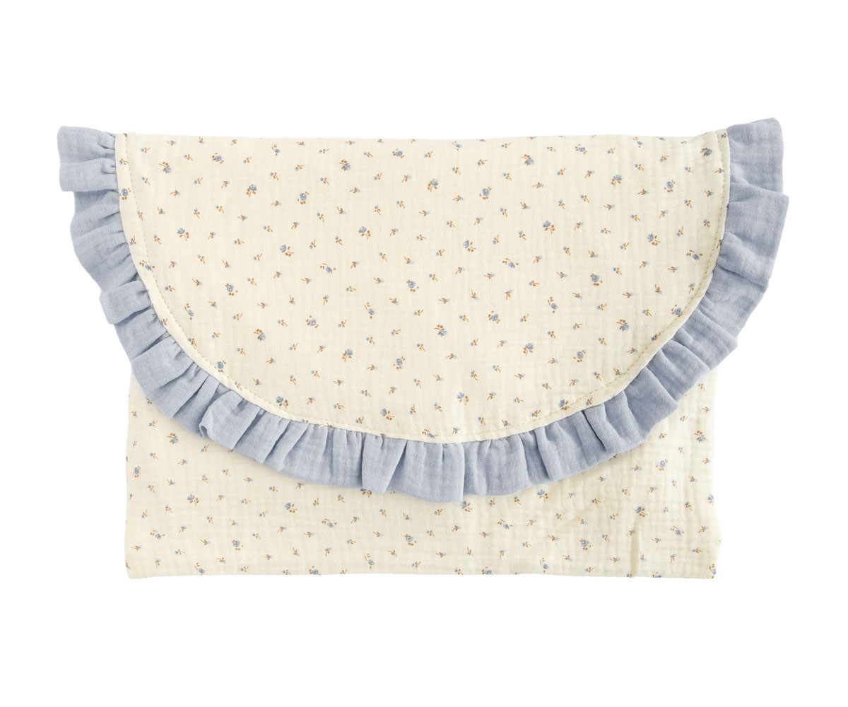 Bolsa Muda Flor Azul Personalizable