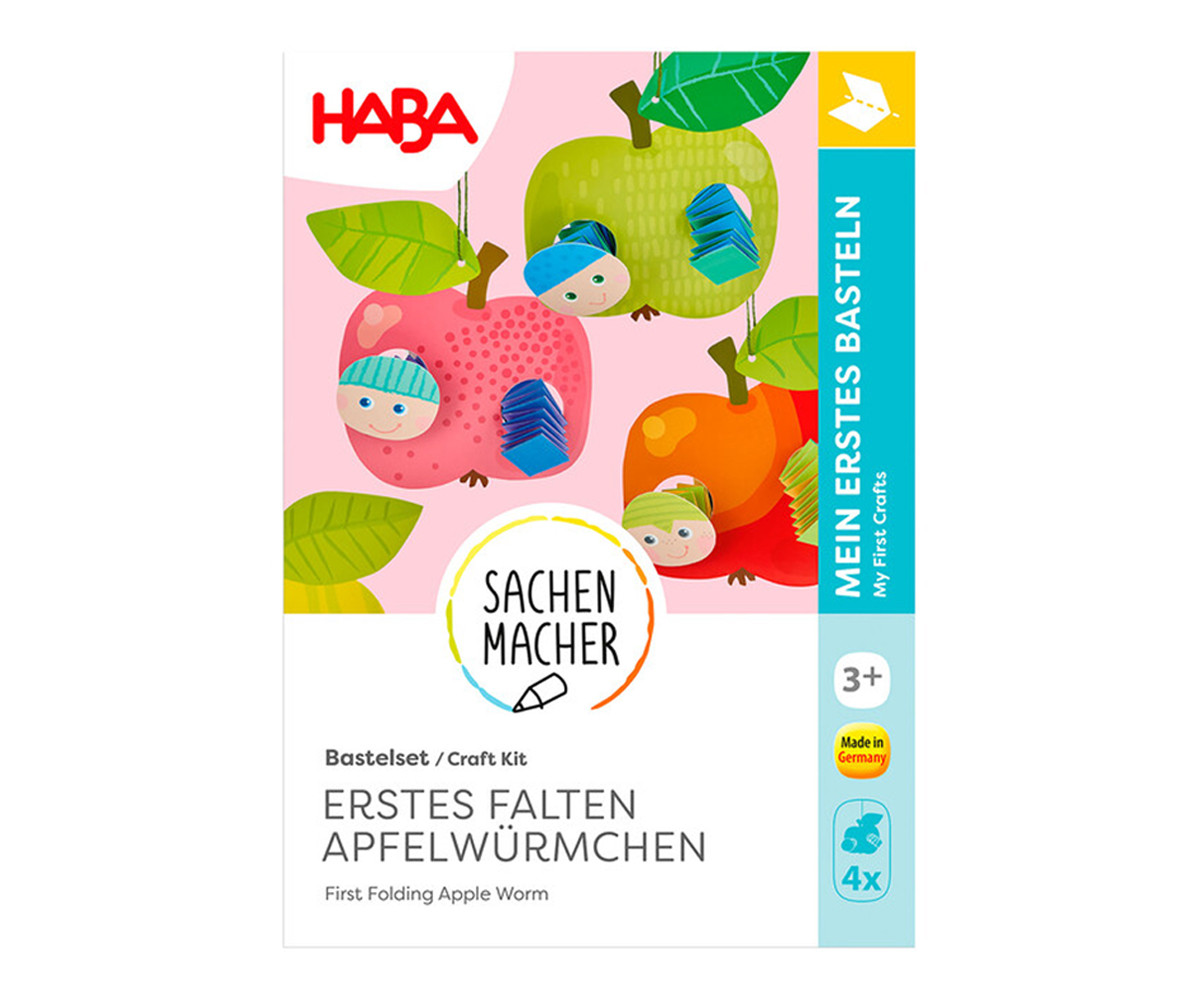Set Creativo Aprender a Doblar Gusanos en Manzanas