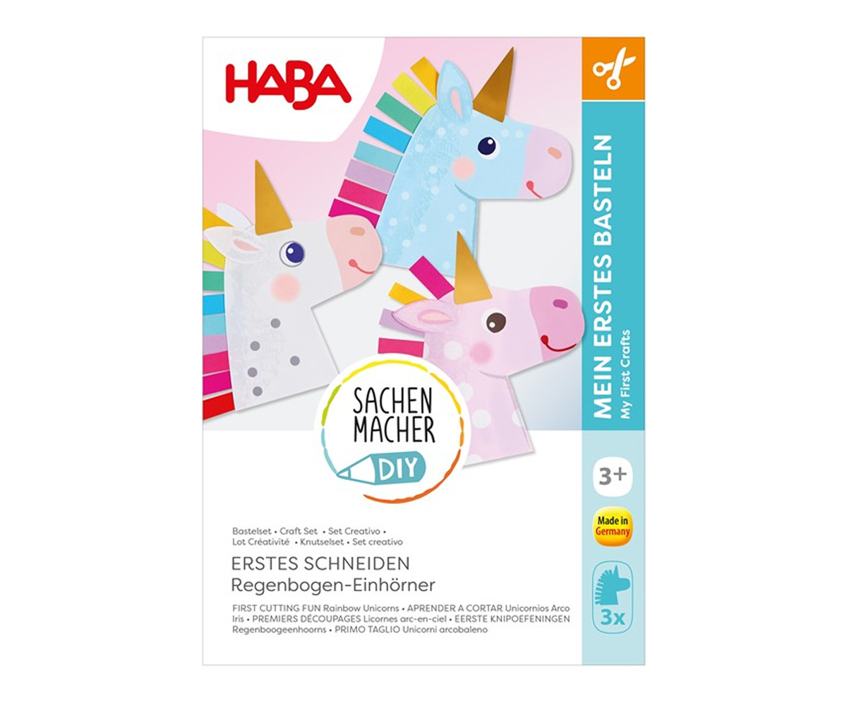 Set Creativo Aprender a Cortar Unicornios Arco Iris