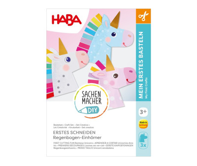 Set Creativo Aprender a Cortar Unicornios Arco Iris