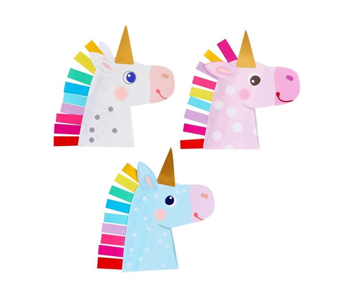 Set Creativo Aprender a Cortar Unicornios Arco Iris