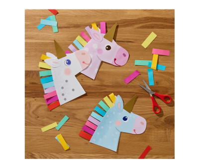 Set Creativo Aprender a Cortar Unicornios Arco Iris