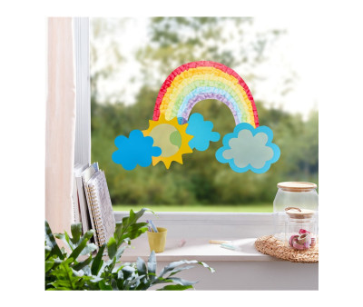 Set Creativo Aprender a Pegar Imagen para Ventanas Arco Iris