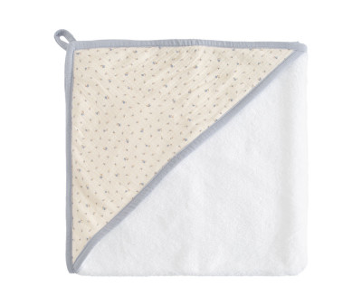 Capa de Baño Flor Azul Personalizable