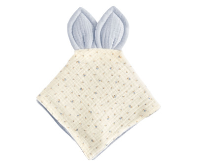 Doudou Flor Azul Personalizable