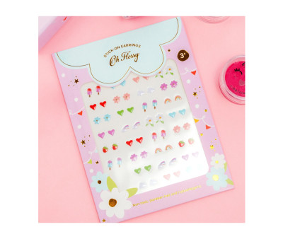 Set 30 Pares de Pendientes Autoadhesivos