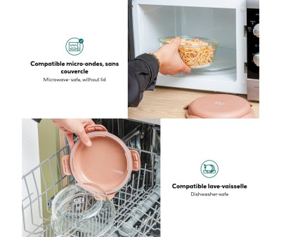 MB Taper Redondo Vidrio Sunny Pink Moka