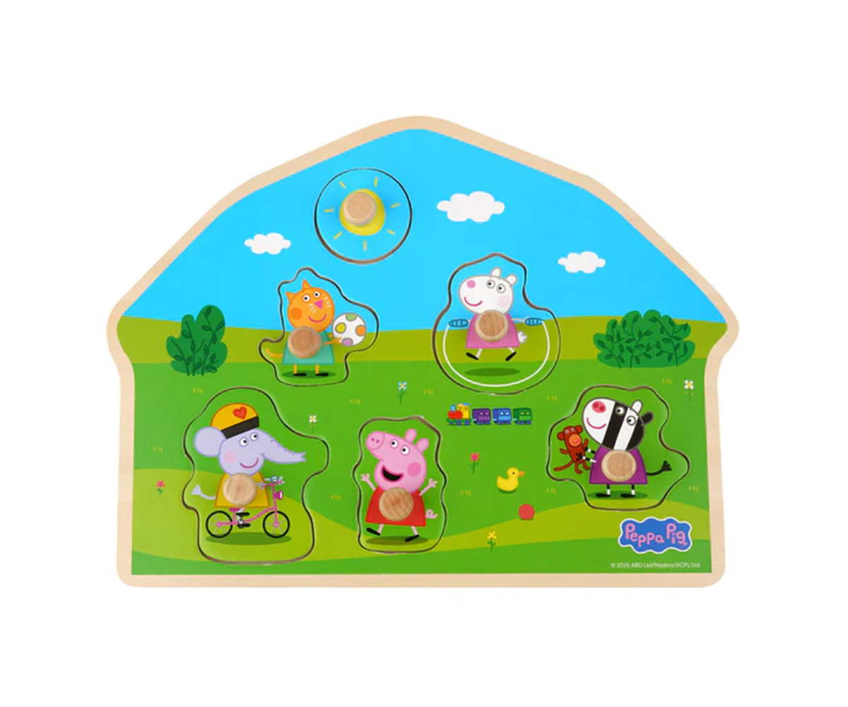 Puzzle Encajable de Madera Peppa Pig