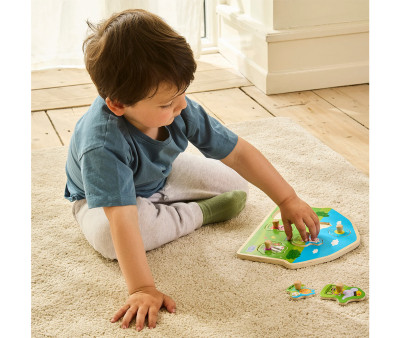 Puzzle Encajable de Madera Peppa Pig