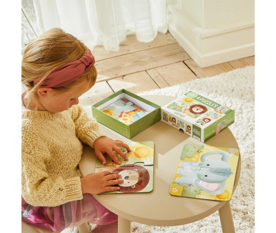 4 Puzzles Touch & Feel Safari