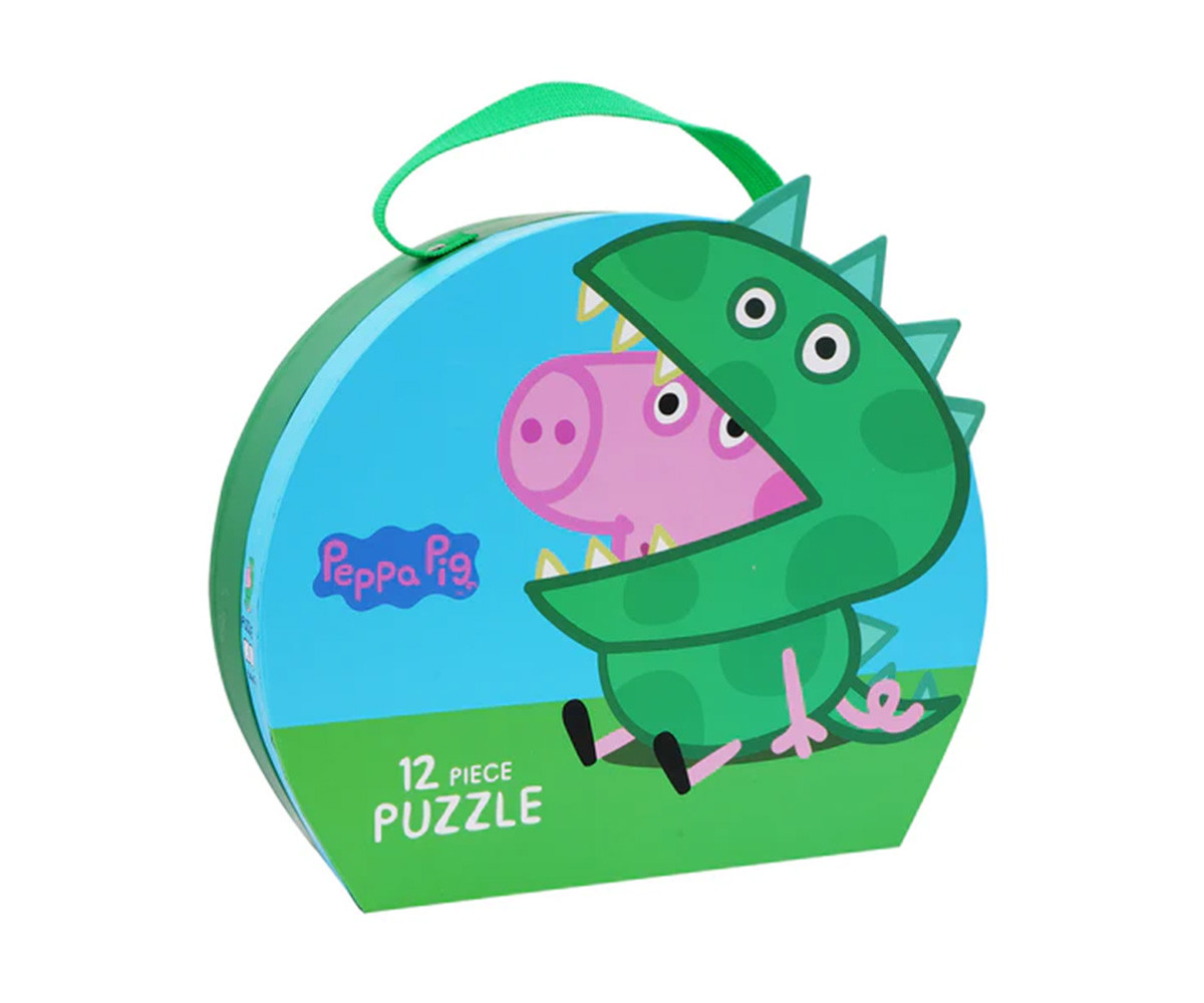 Maletín Puzzle Peppa Pig 12 piezas George