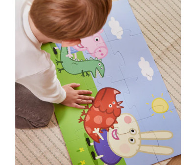 Maletín Puzzle Peppa Pig 12 piezas George