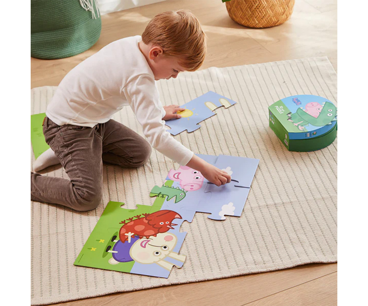 Maletín Puzzle Peppa Pig 12 piezas George