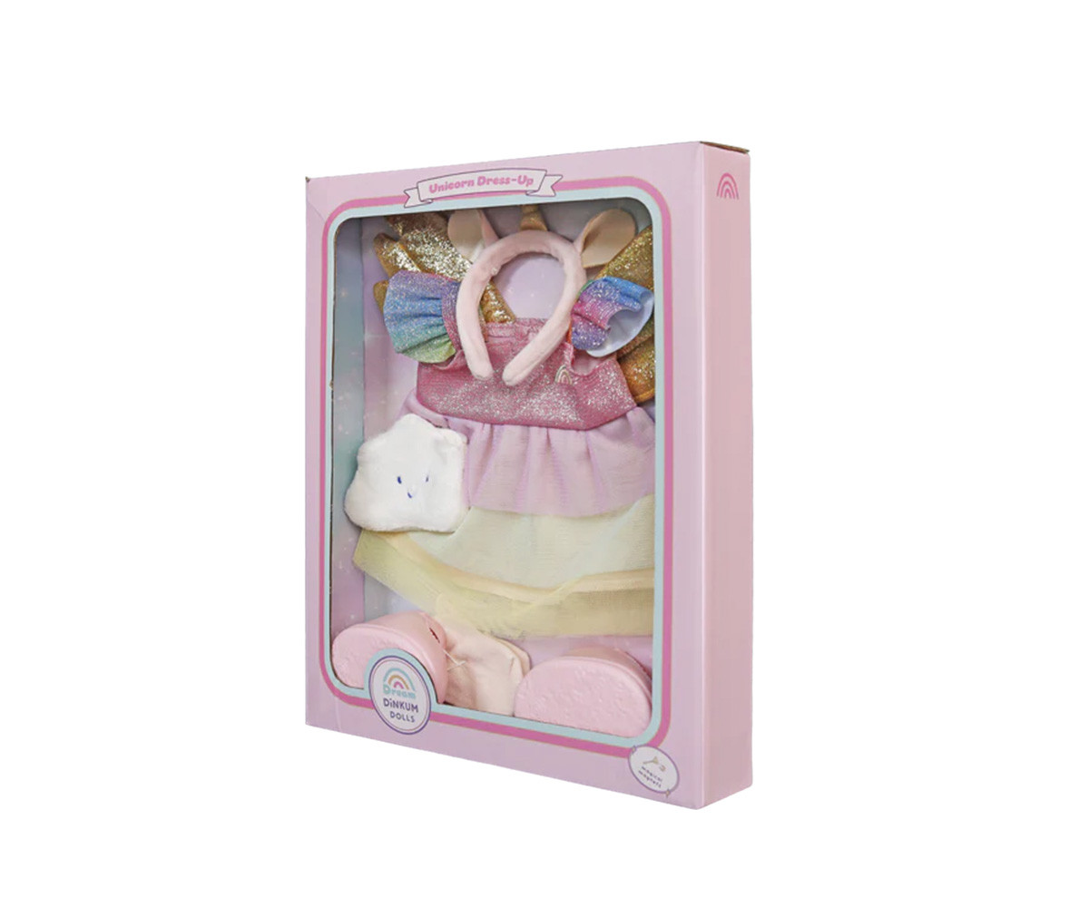 Conjunto Disfraz de Unicornio para Muñeco Dinkum