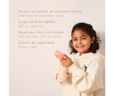 Botella de Acero Butterfly 320ml