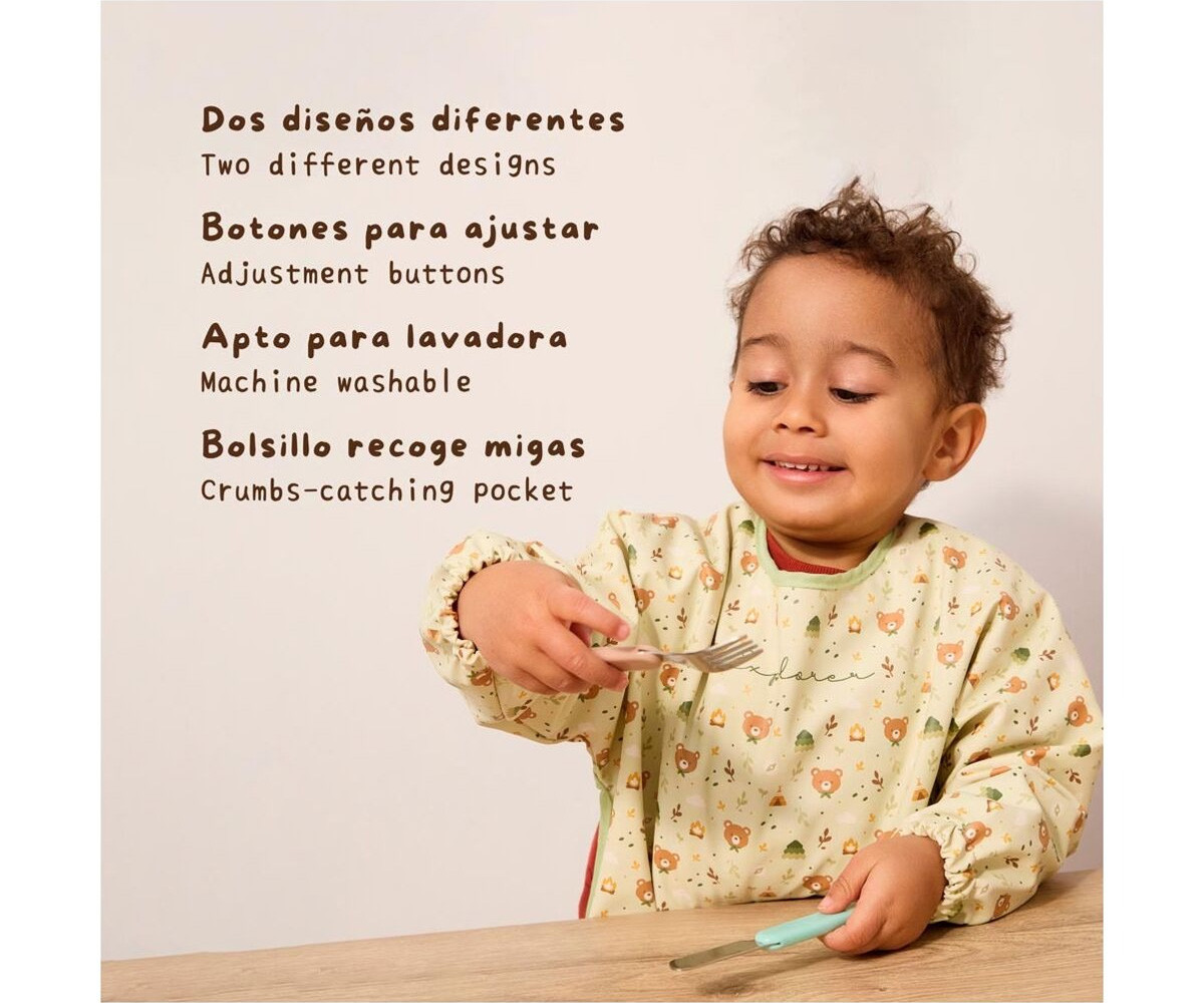 Babero Impermeable con Mangas Explorer