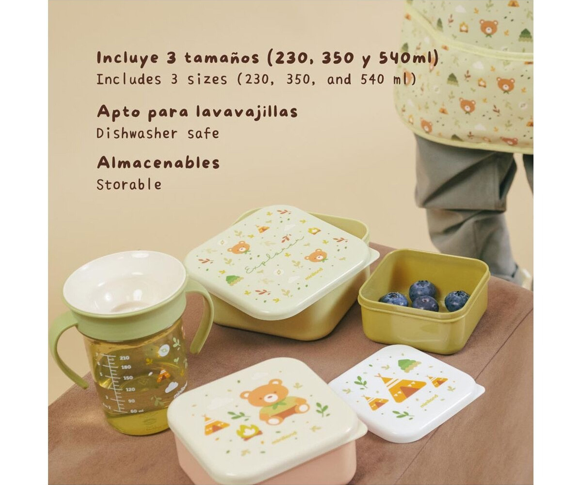 3 Cajitas Almuerzo Explorer