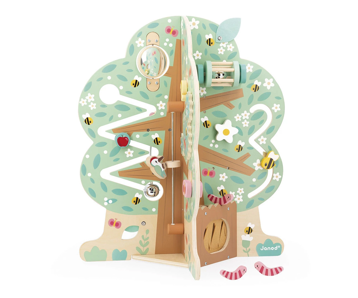 Árbol Multiactividades de Madera 20 Juegos