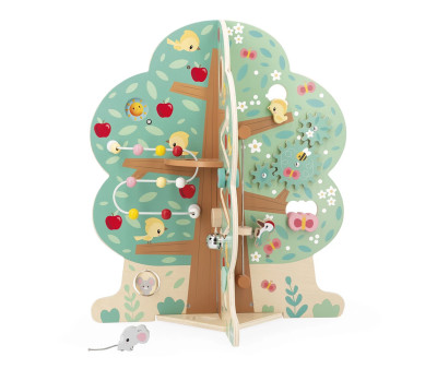 Árbol Multiactividades de Madera 20 Juegos