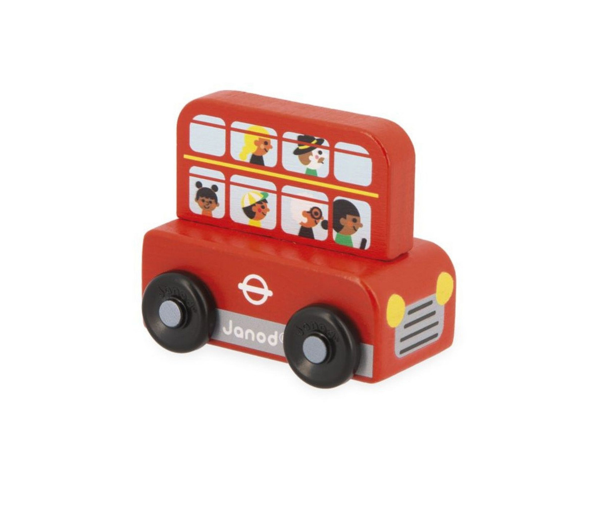Set de Vehículos UK Cross Road  Bus