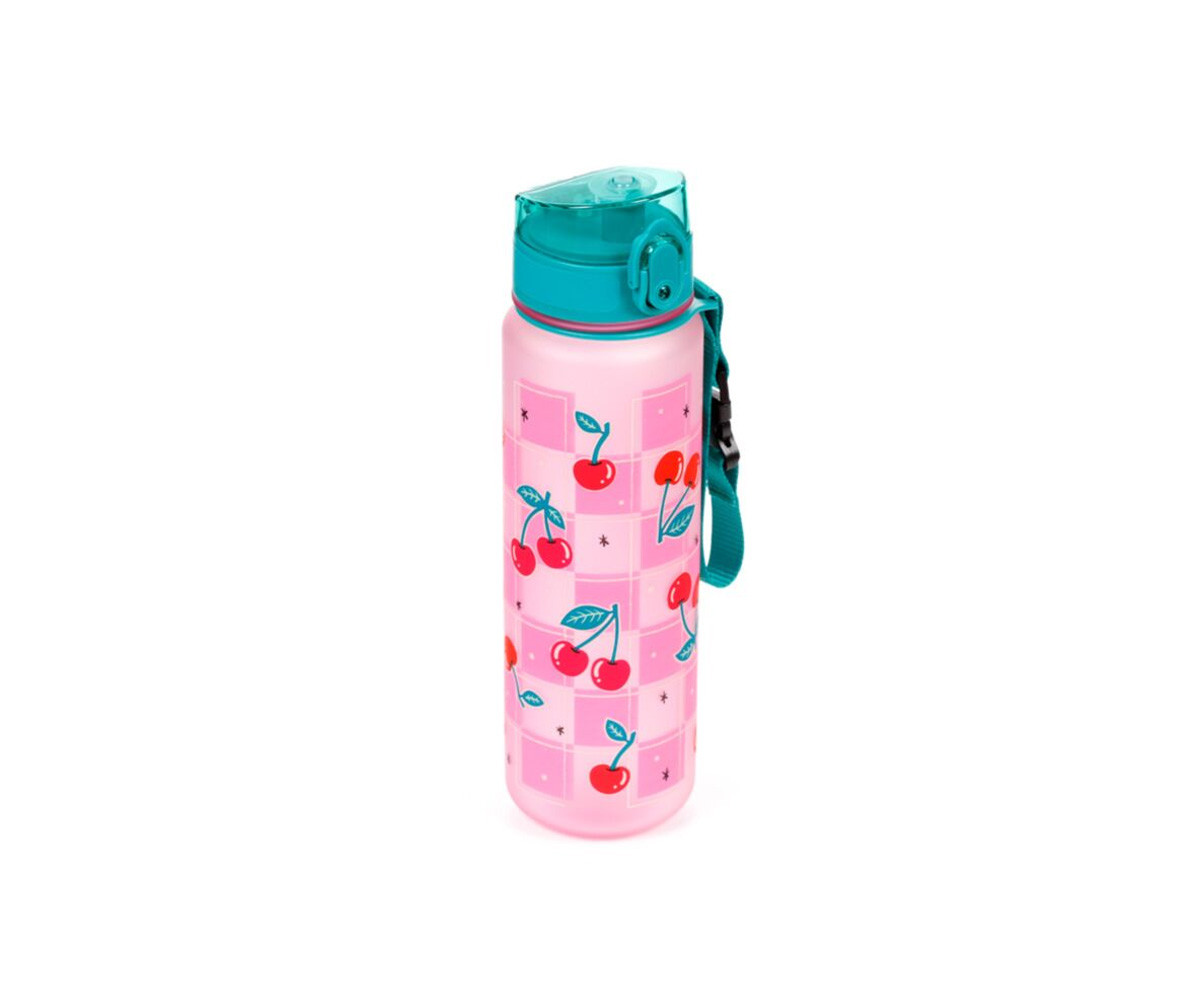 Botella de Agua Inastillable Cereza Cherries 600ml