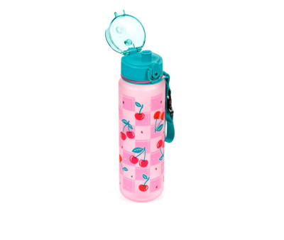 Botella de Agua Inastillable Cereza Cherries 600ml