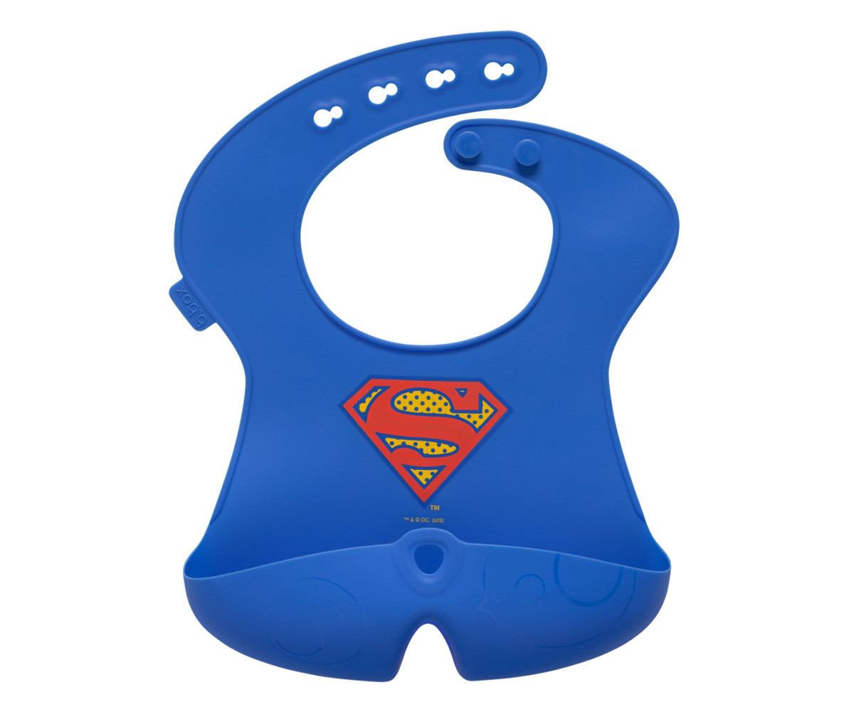 Babero Silicona Enrollable Superman