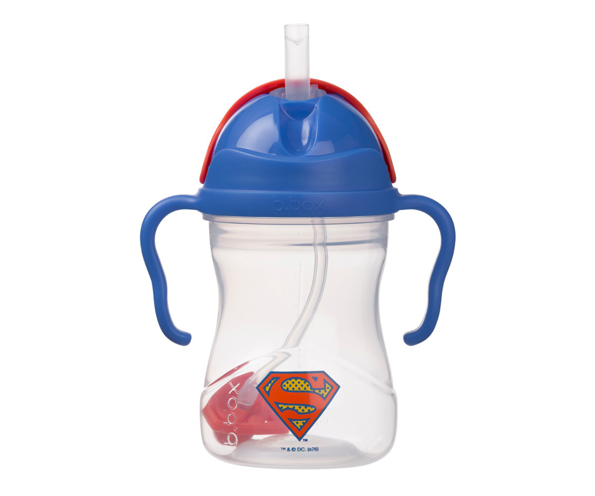 Taza con Pajita Flexible Superman