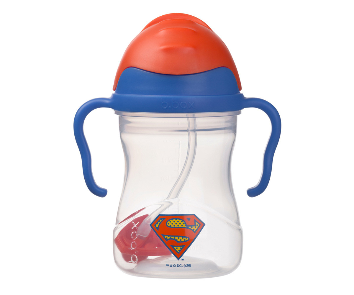 Taza con Pajita Flexible Superman