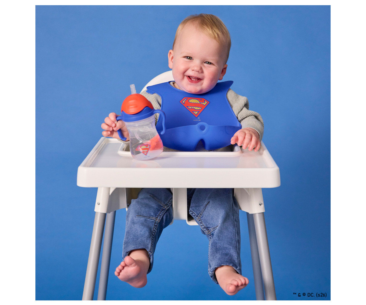 Taza con Pajita Flexible Superman