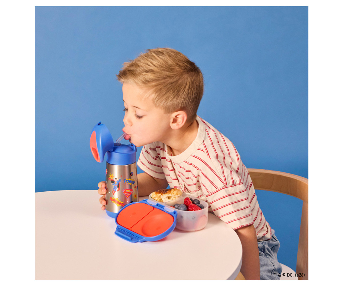 Botella Térmica con Pajita 350 ml Superman