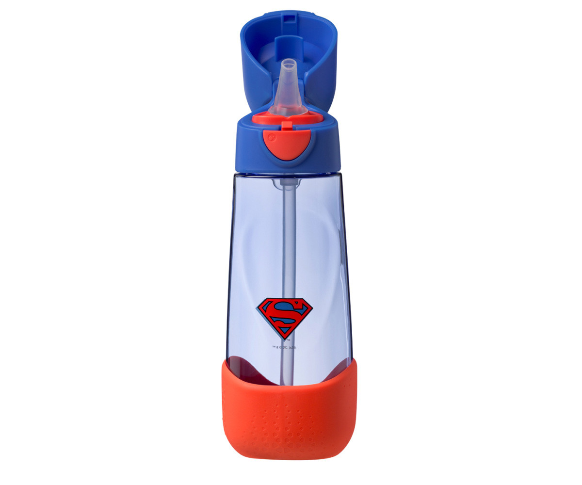 Botella de Tritán con Pajita 600 ml Superman