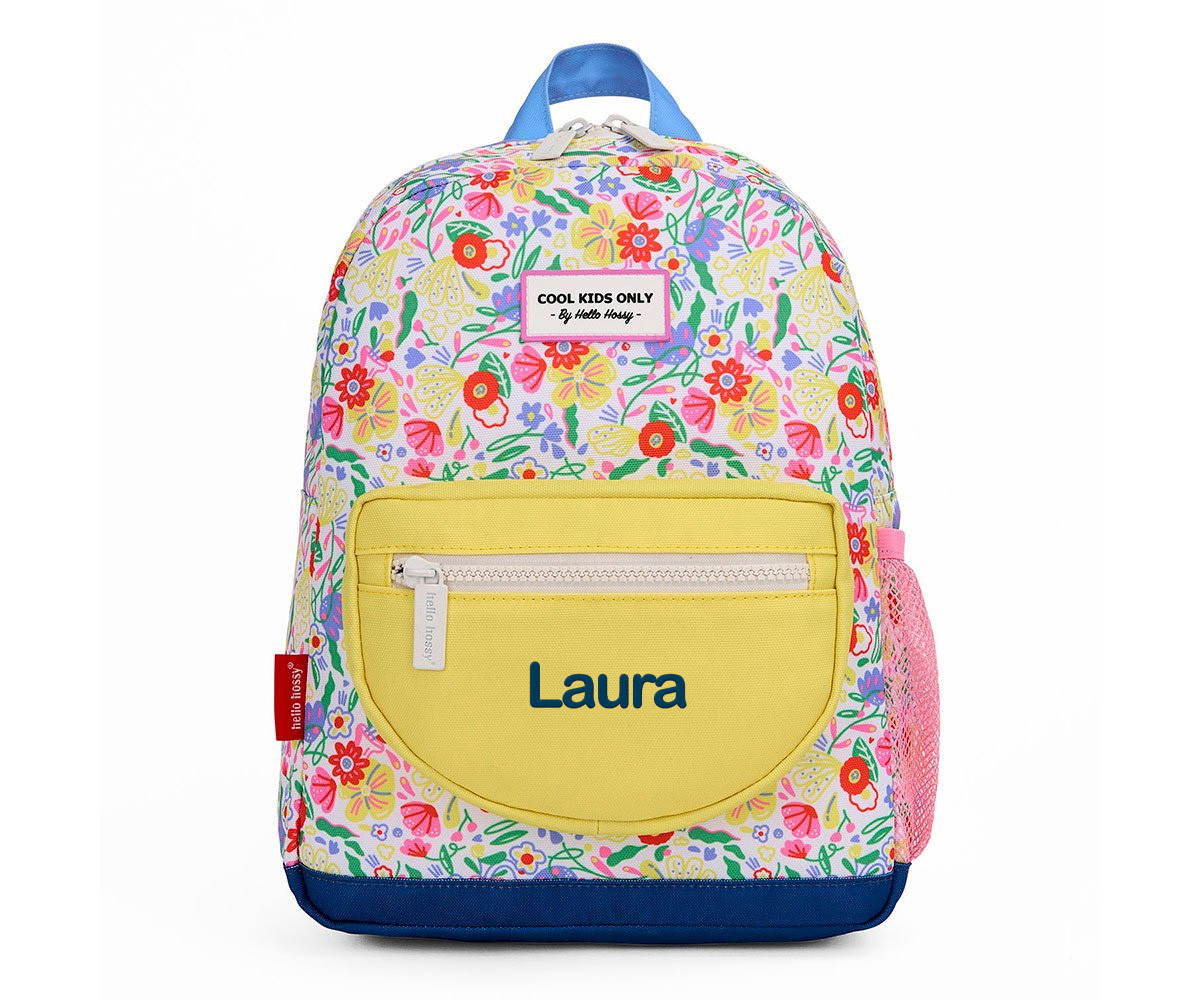 Mochila Escolar Garden Party Personalizable