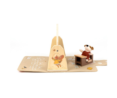 Mini Escuela de Madera Mini Friends