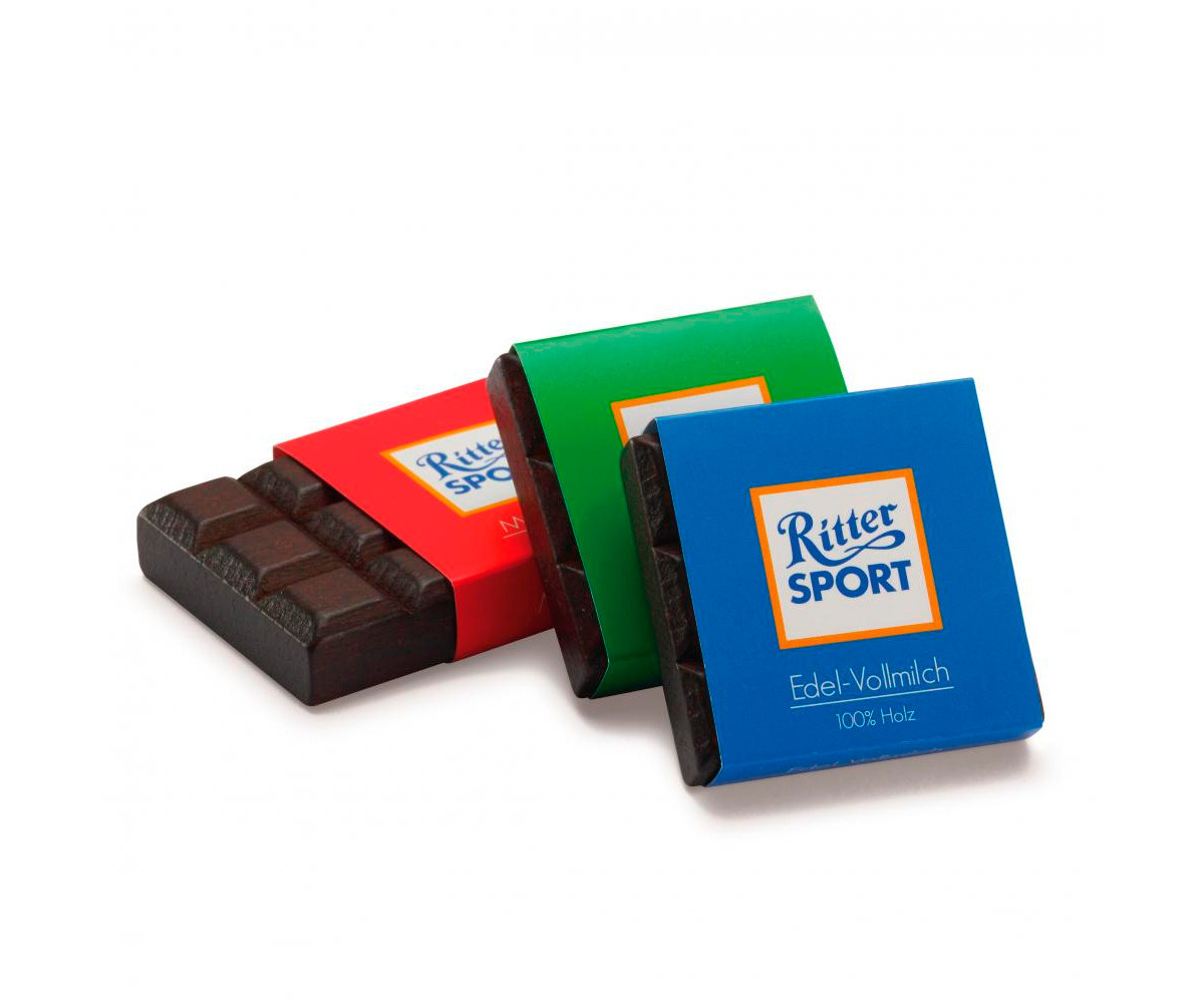 Chocolate Ritter Sport Mini Mix de Madera