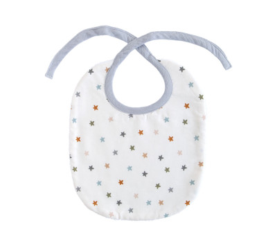 Babero Little Stars Blue Personalizable