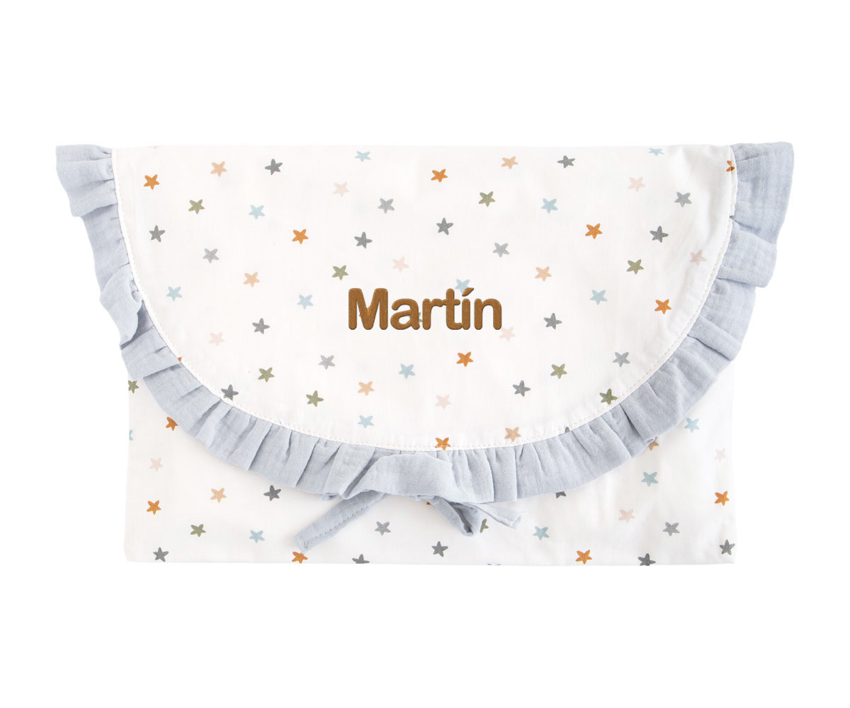 Bolsa Muda Little Stars Blue Personalizable