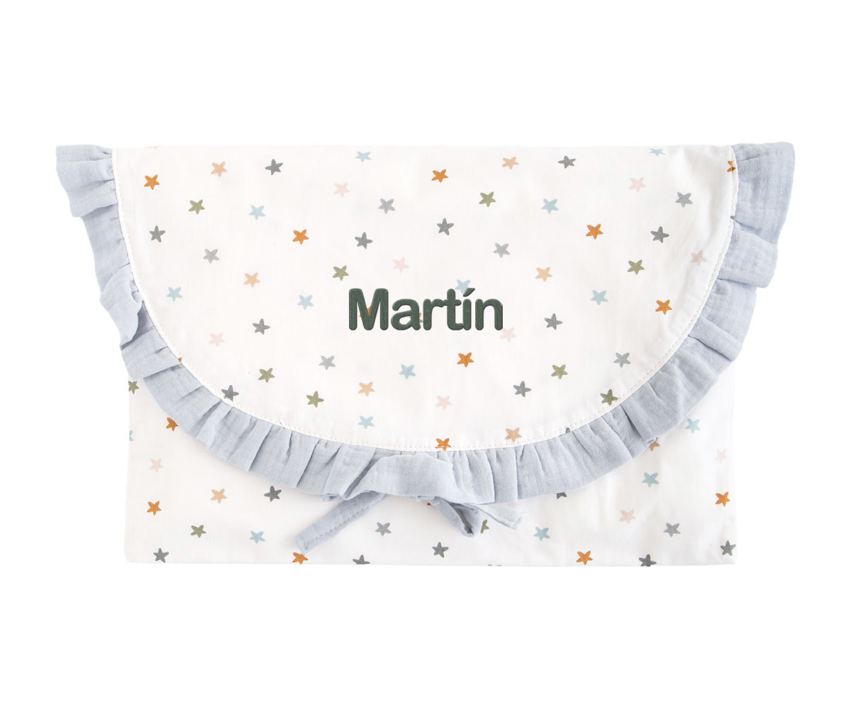 Bolsa Muda Little Stars Blue Personalizable