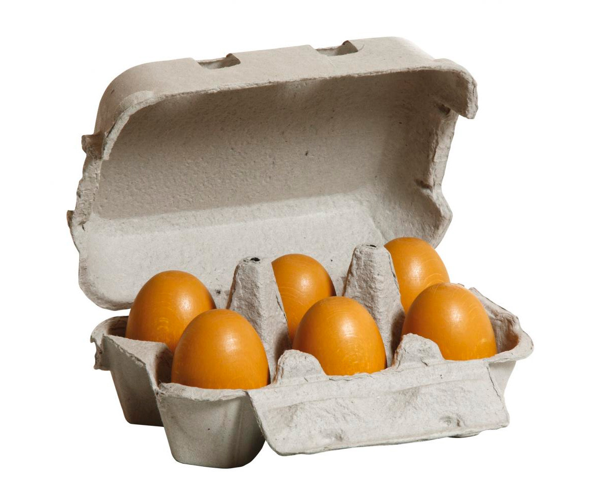 Huevos en Huevera de Cartón