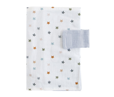 Portadocumentos Little Stars Blue Personalizable